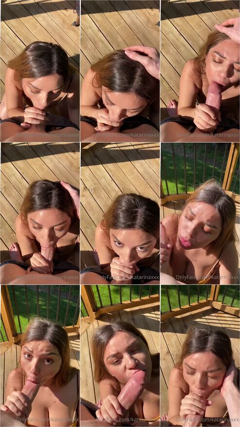 katiana kay garganta profunda al aire libre en onlyfans