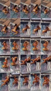 Daniela fainus moviendo el culo