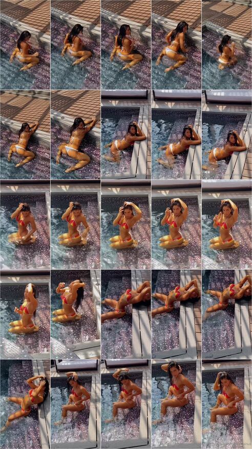 Daniela fainus moviendo el culo