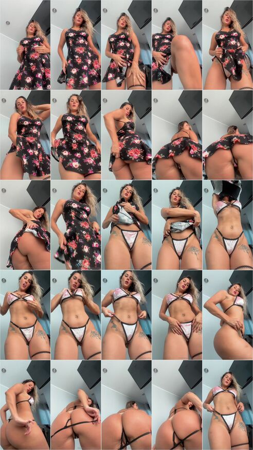 Melanie Bauer Levanta su Vestido Sexy Revelación Exclusiva OnlyFans Premium