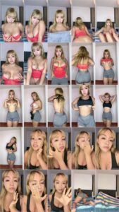 Ariana rabanal cambiandose de ropa para only